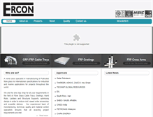 Tablet Screenshot of ercon-india.com